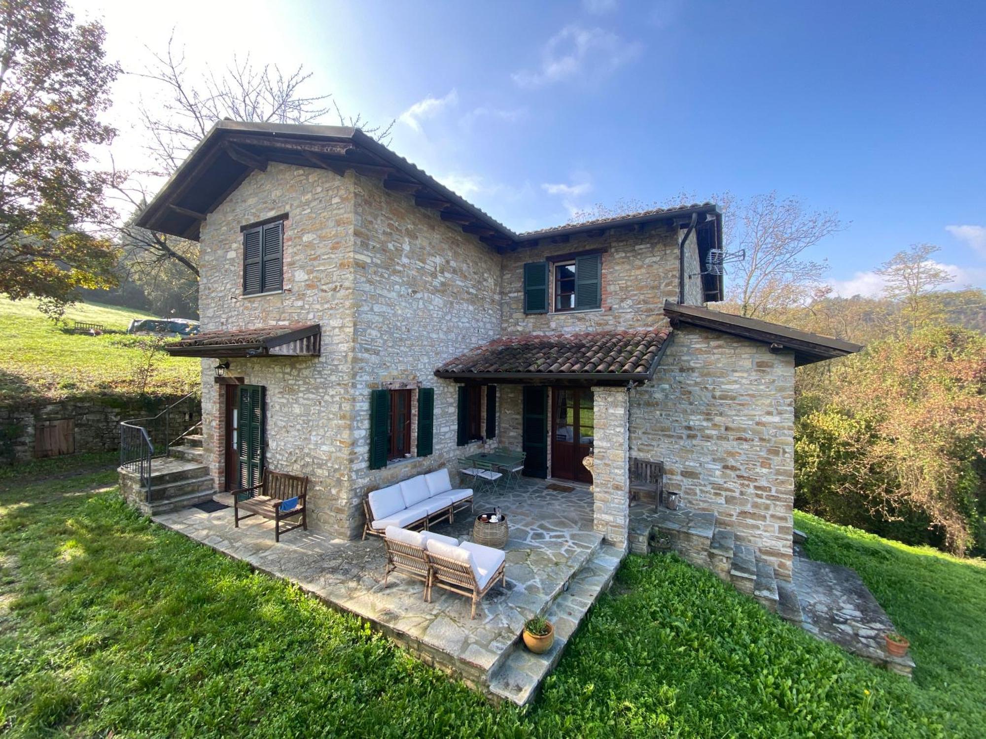 Vakantiehuis Casa Dolce Vista Monastero Bormida エクステリア 写真